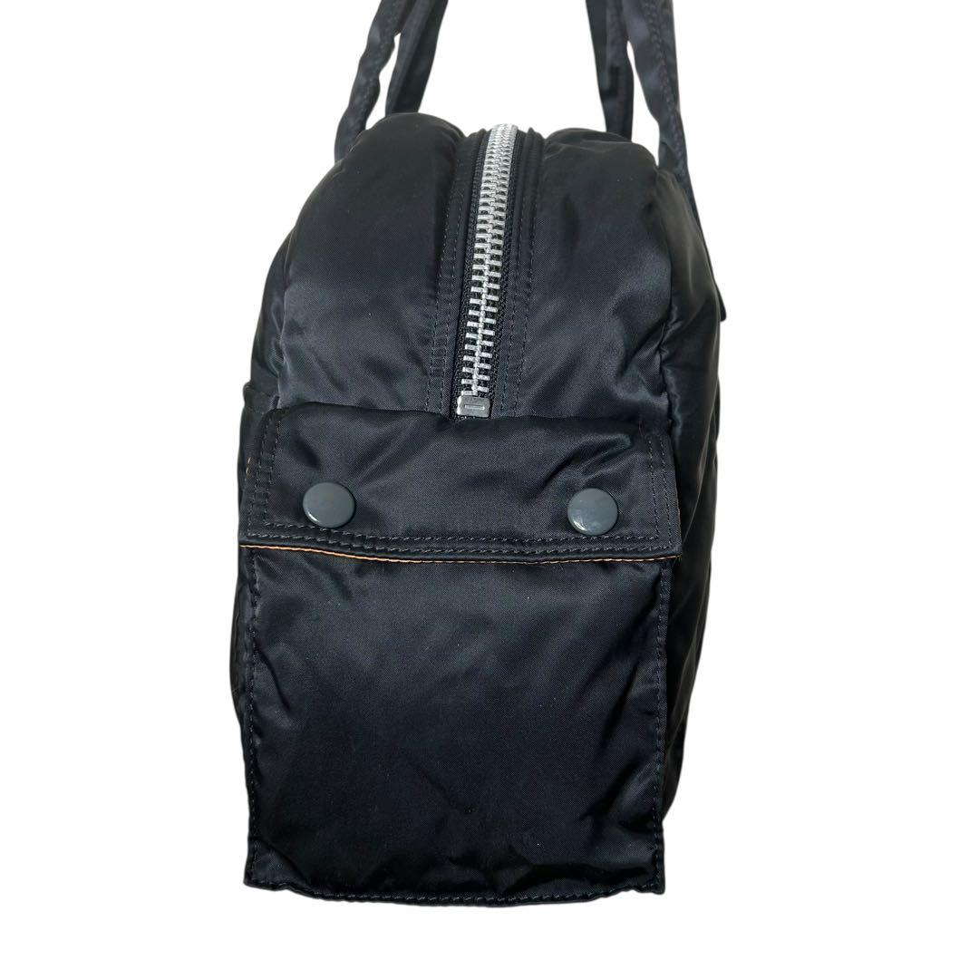 【美品】 PORTER TANKER ダッフルバッグ ボストンバッグ 黒 メンズ