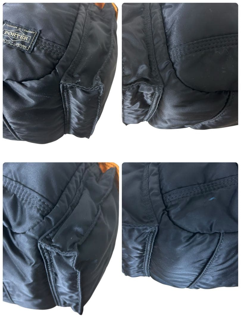 【美品】 PORTER TANKER ダッフルバッグ ボストンバッグ 黒 メンズ
