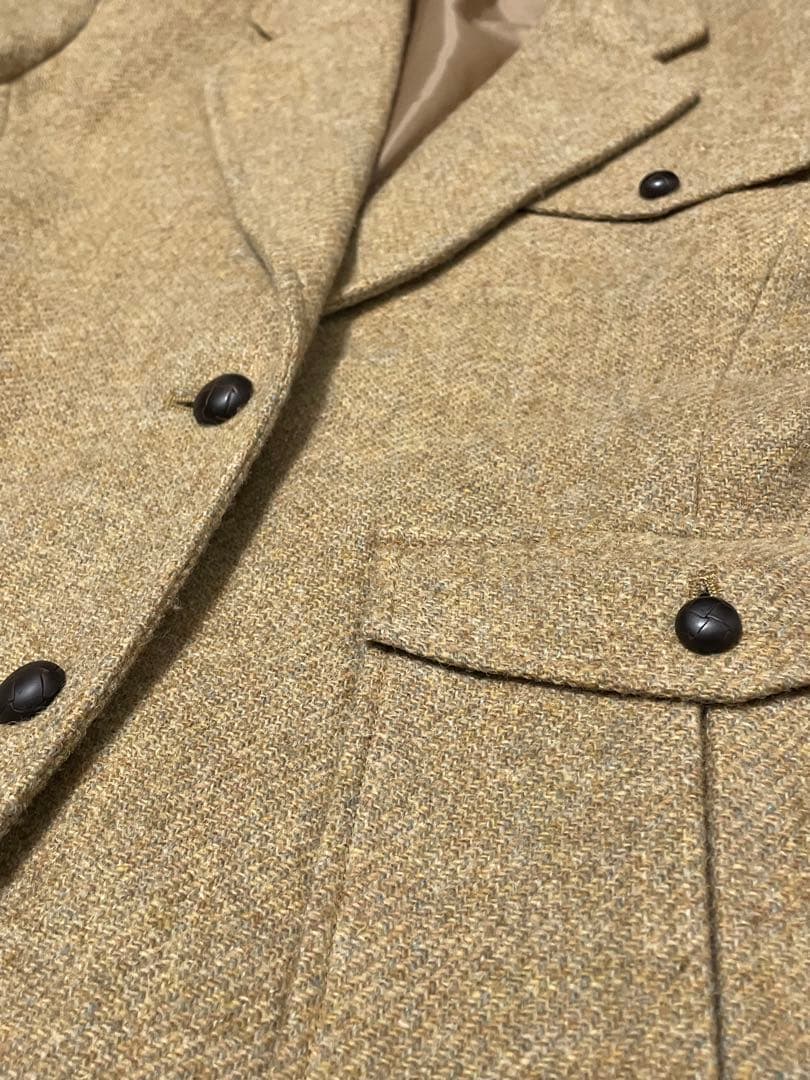Harris Tweed◇ハリスツイード手織り生地◇メンズテーラードジャケット