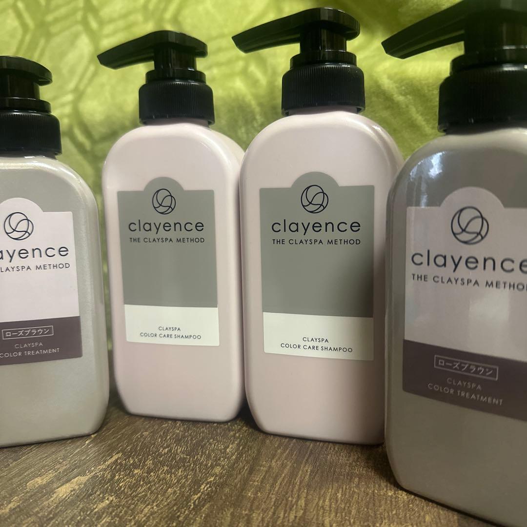 clayence CLAYSPA カラーシャンプー&トリートメント 2セット