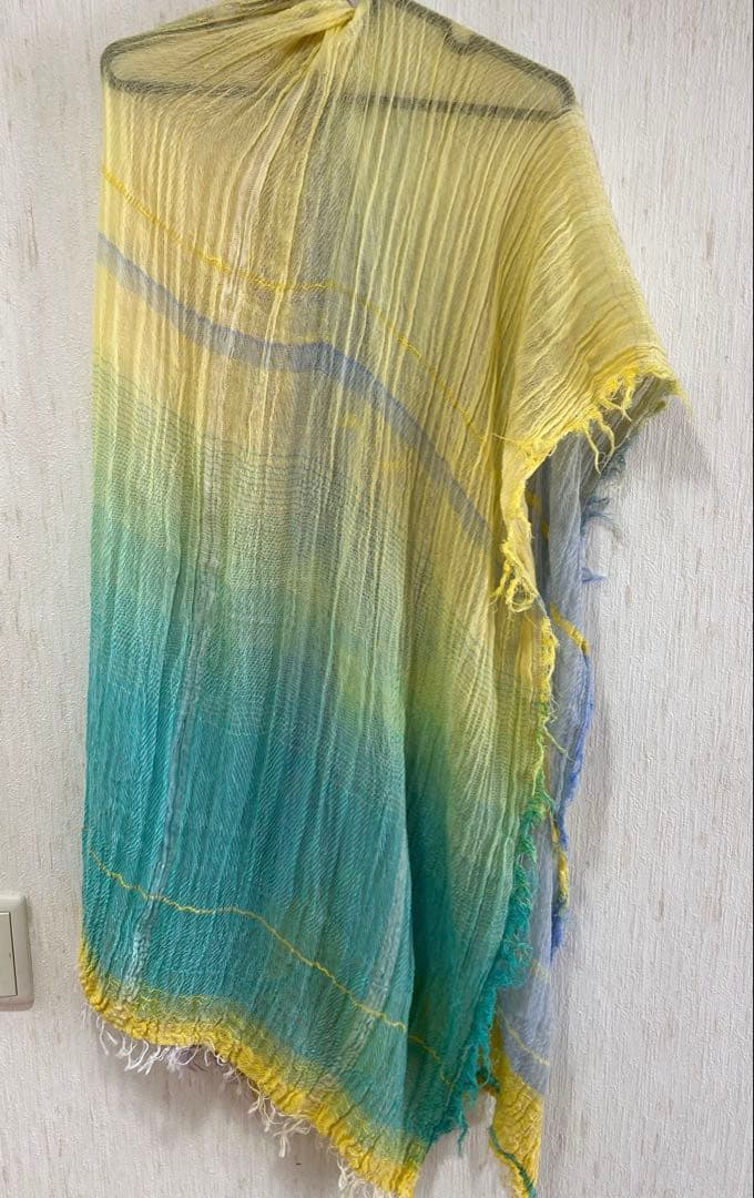 タマキニイメ　コットン　roots shawl 大判　ビッグ　未使用品