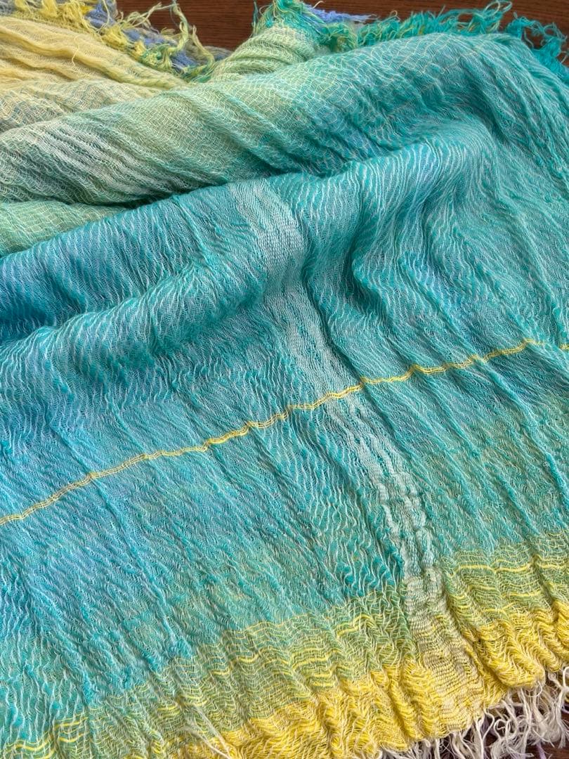 タマキニイメ　コットン　roots shawl 大判　ビッグ　未使用品