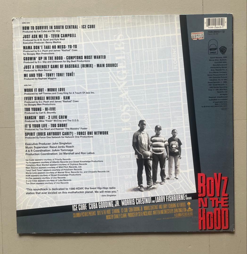 Boyz N The Hood / オリジナルサウンドトラック
