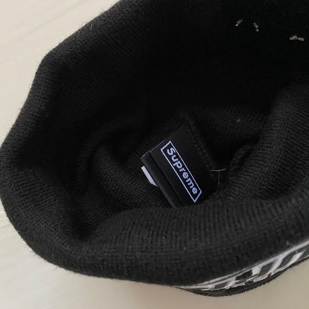 帽子 Supreme x New Era Football Beanie \"Black