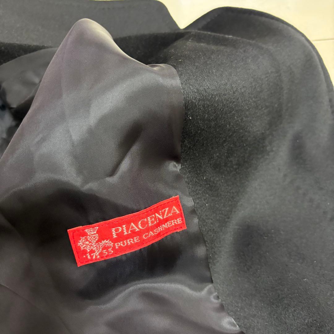 美品　【S&I】　ピュアカシミヤ100% ロングコート　PIACENZA 日本製