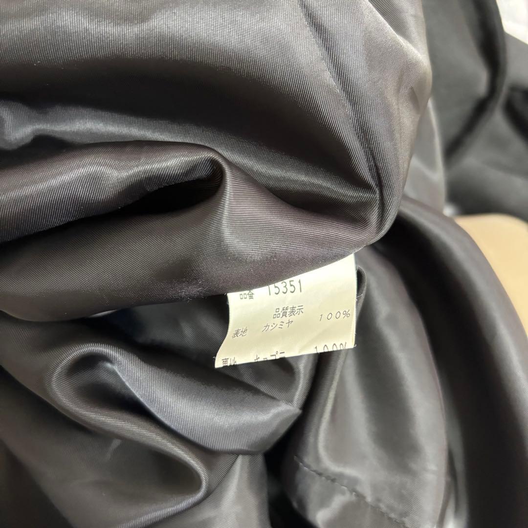 美品　【S&I】　ピュアカシミヤ100% ロングコート　PIACENZA 日本製