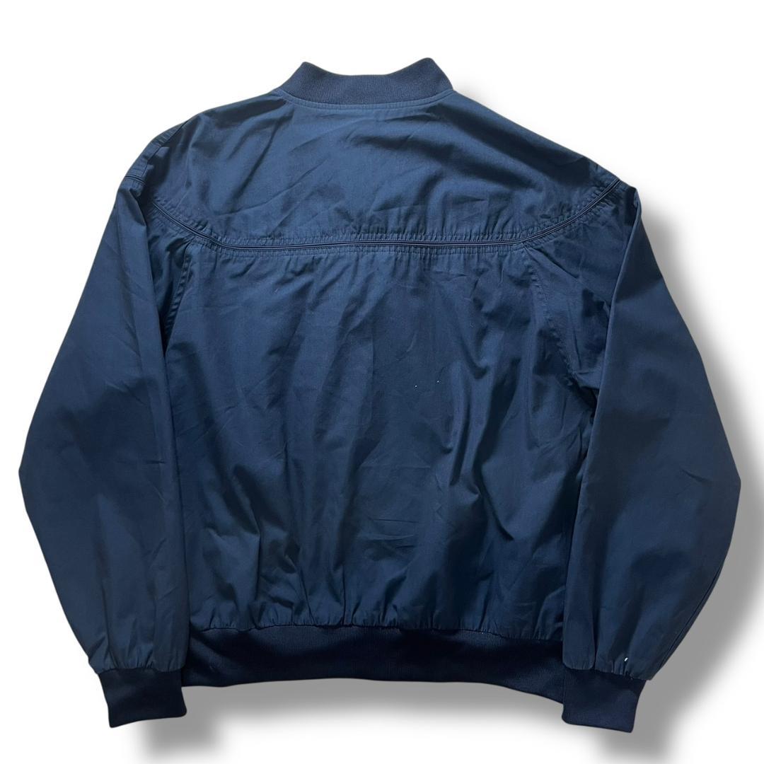 90s KNIGHTSBRIDGE ダービージャケット 古着 ネイビー L