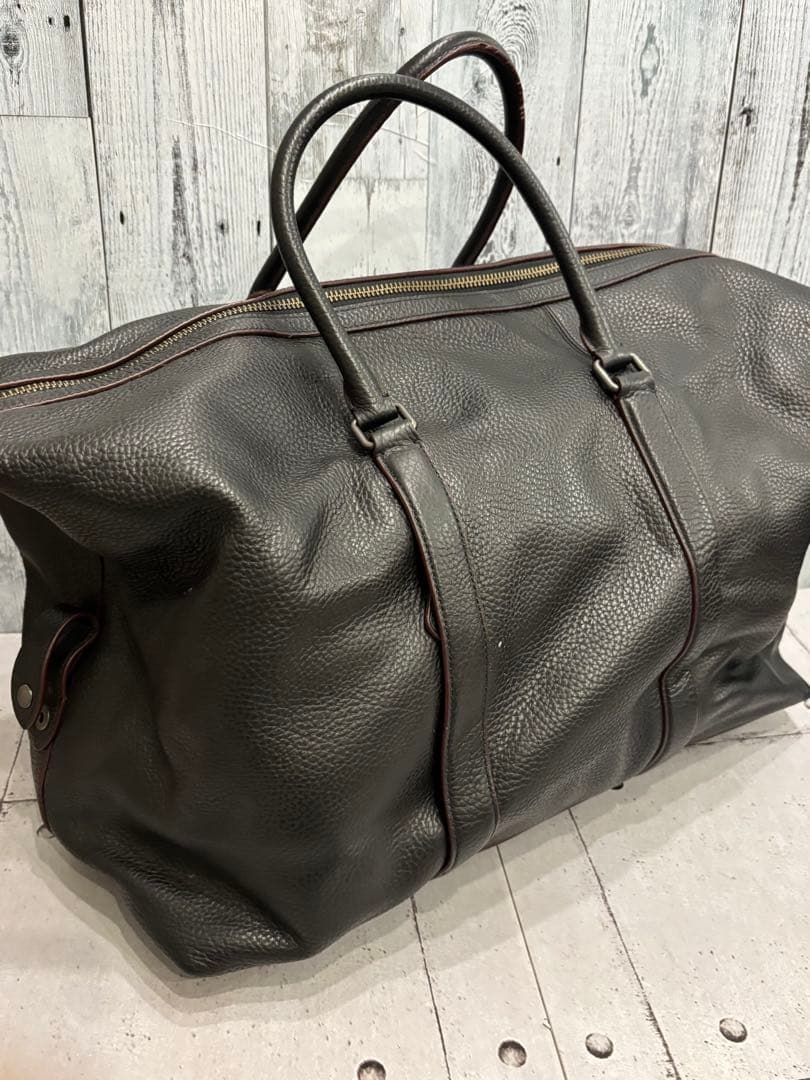 ● COACH コーチ　ボストンバッグ　レザー　ブラック　黒