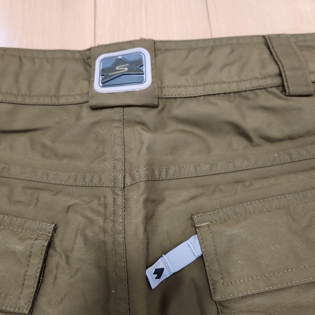 最終価格 SESSION スノーボードパンツ カーキ色