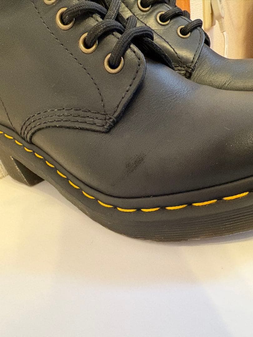 Dr.Martens ドクターマーチン 8ホールヒールブーツ UK4ブラック