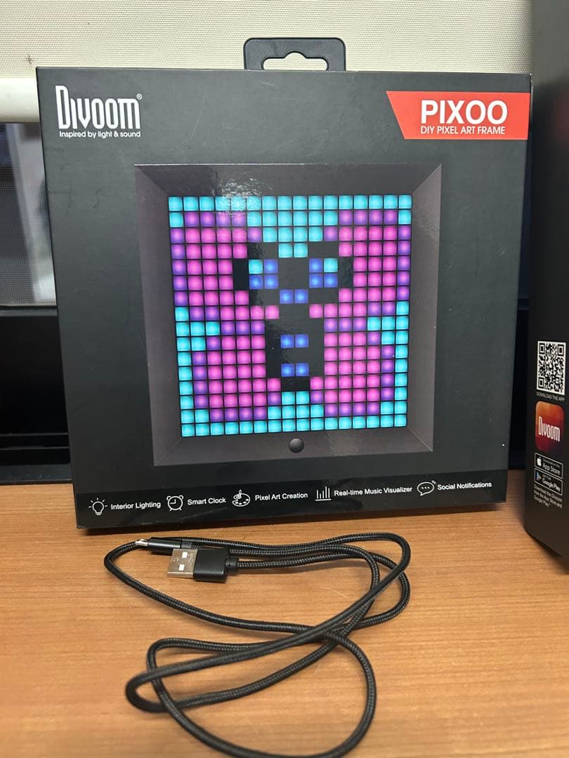 Divoom Pixoo 64 ピクセルアートクラウドフレーム