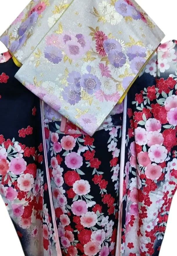 成人式　振袖フルセット　人気の黒地　SALE本日まで