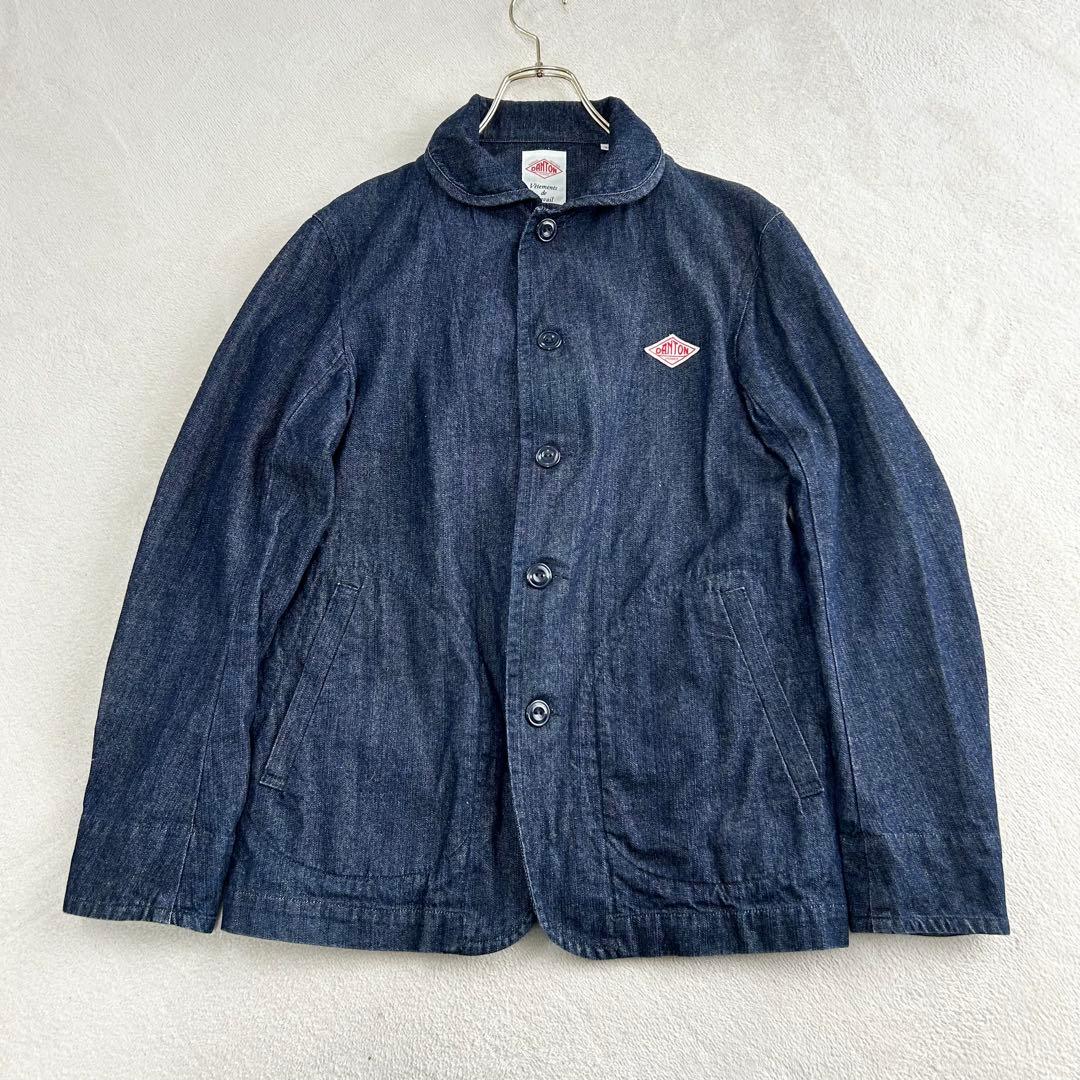 DANTON ダントン　カバーオール　ジャケット　38 コットン インディゴ