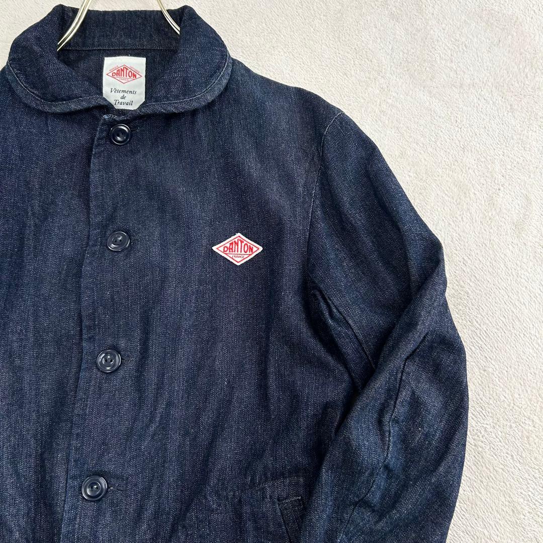 DANTON ダントン　カバーオール　ジャケット　38 コットン インディゴ