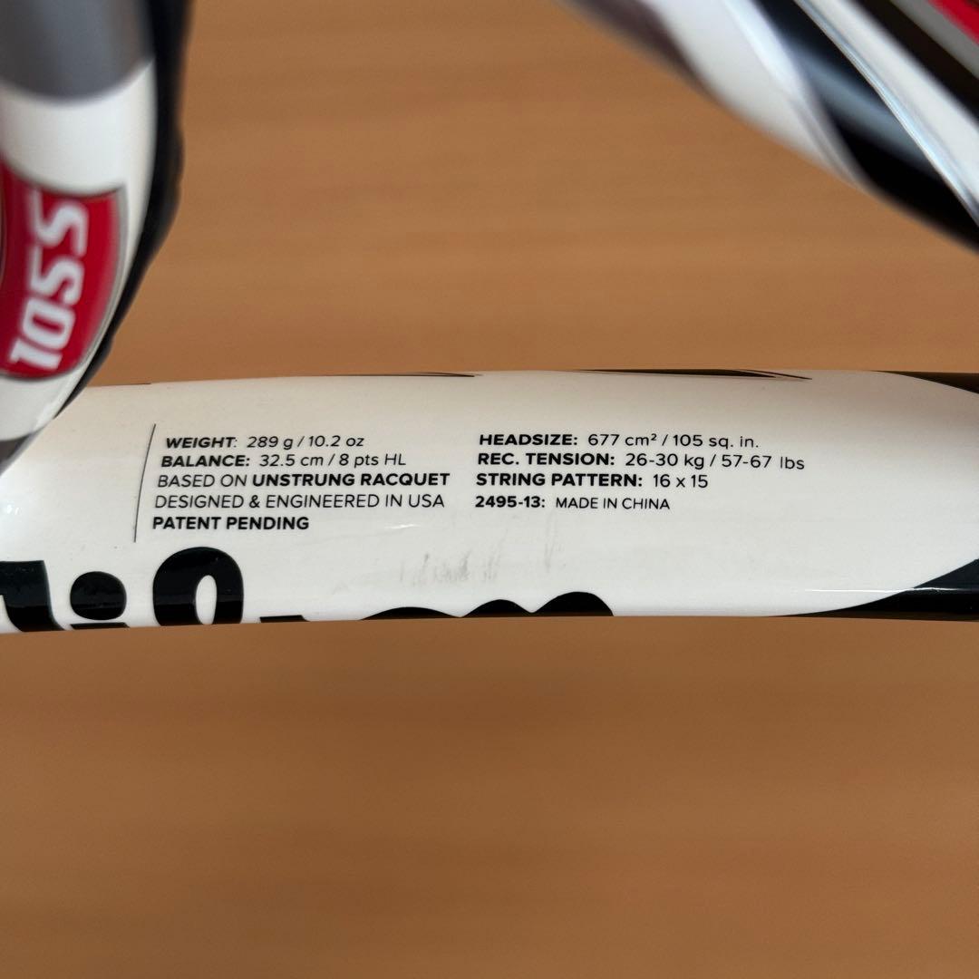 Wilson ウィルソン BLX 105 SPIN 硬式用 テニス ラケット