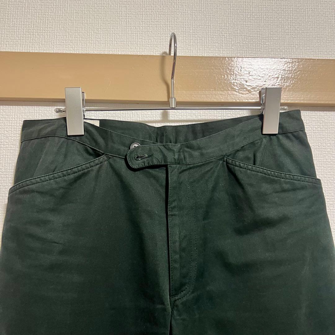 ドリスバンノッテン　ダークグリーン コットンパンツサイズ46