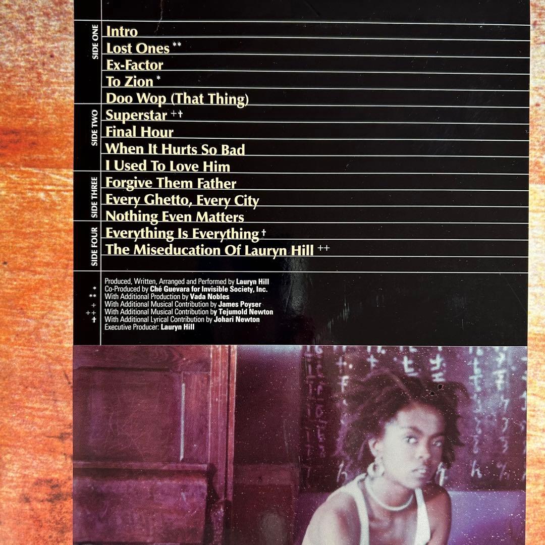 THE MISEDUCATION ローリンヒル USオリジナル盤アナログ LP