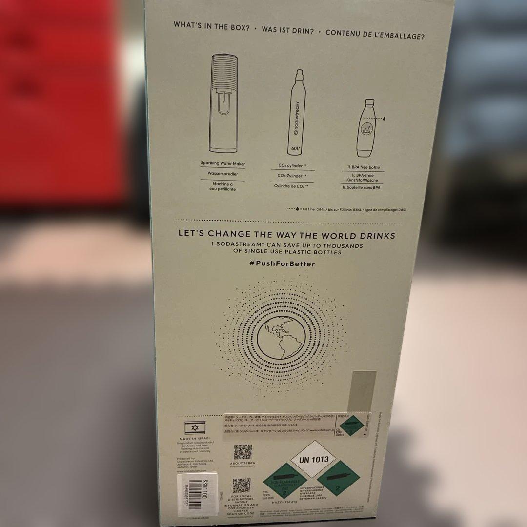 亀*人様 sodastream TERRA スターターキット　ホワイト
