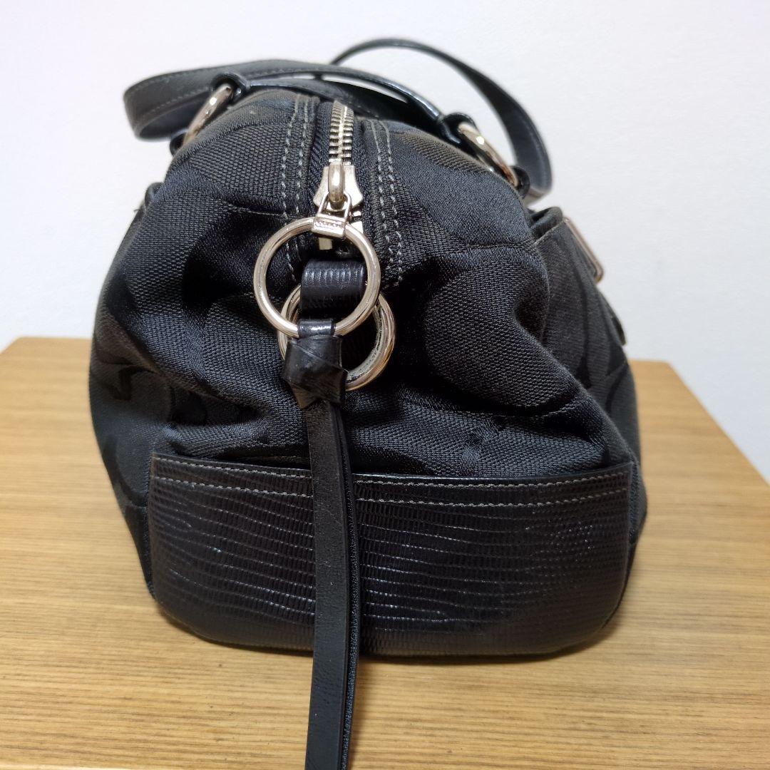 美品 COACH シグネチャー柄 2WAYボストンバッグ