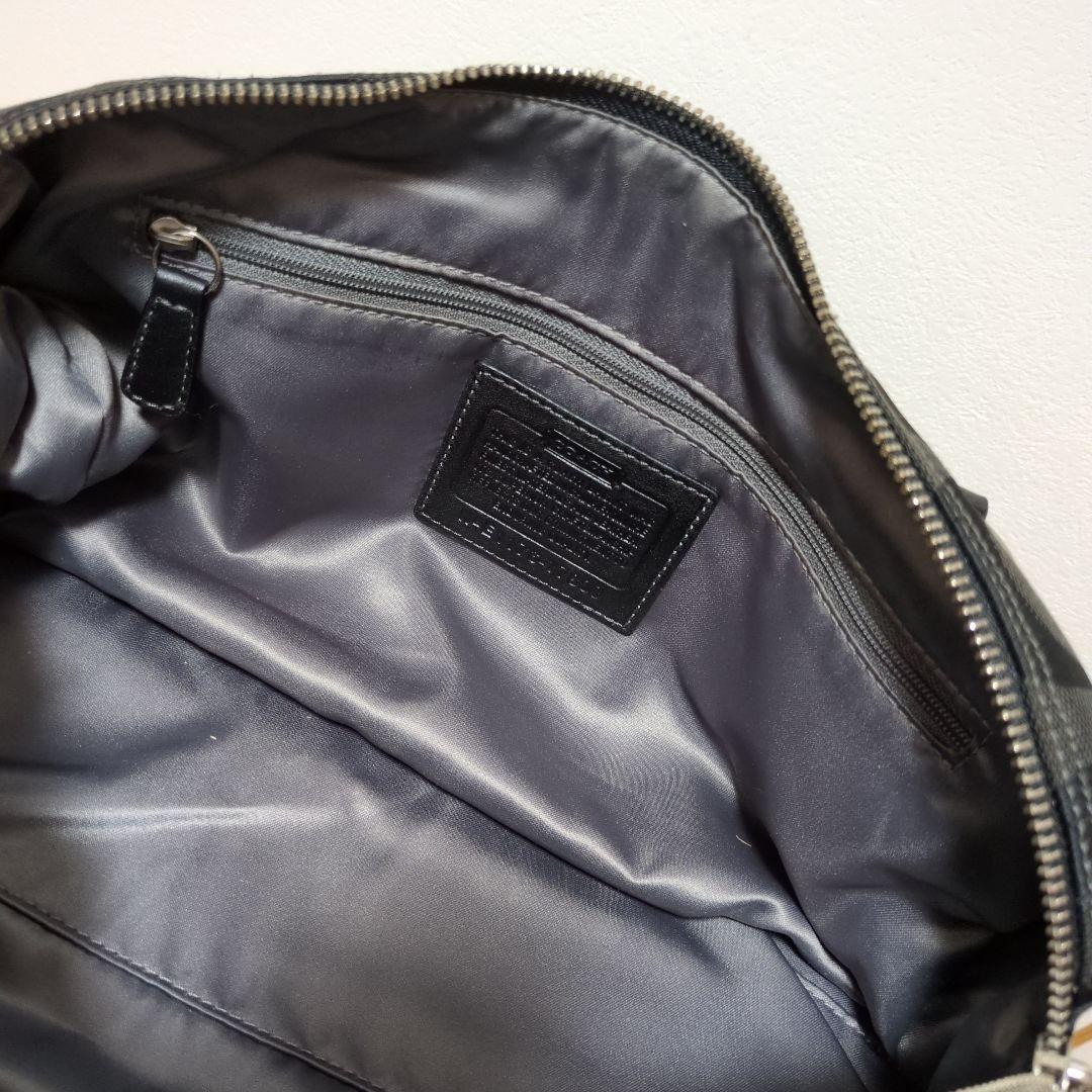 美品 COACH シグネチャー柄 2WAYボストンバッグ
