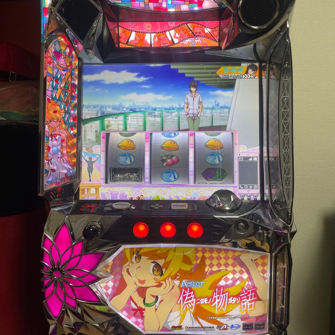 A-SLOT 偽物語 スロットマシン