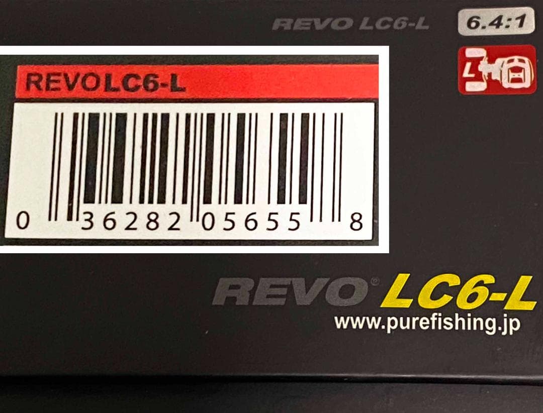 アブガルシア　レボ　エルシーシックス－Ｌ（Revo　LC6-L）≪左巻き≫　新品