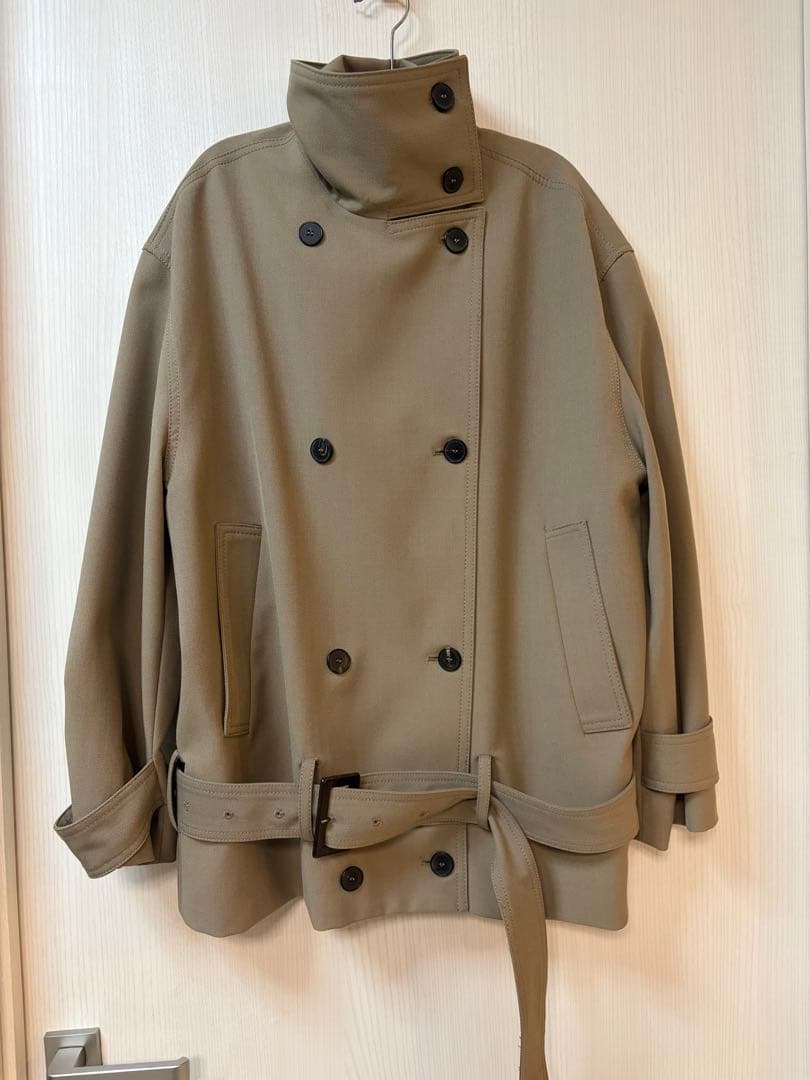 新品　未使用　ZARA ザラ　ベルト付きフルイドジャケット　XS