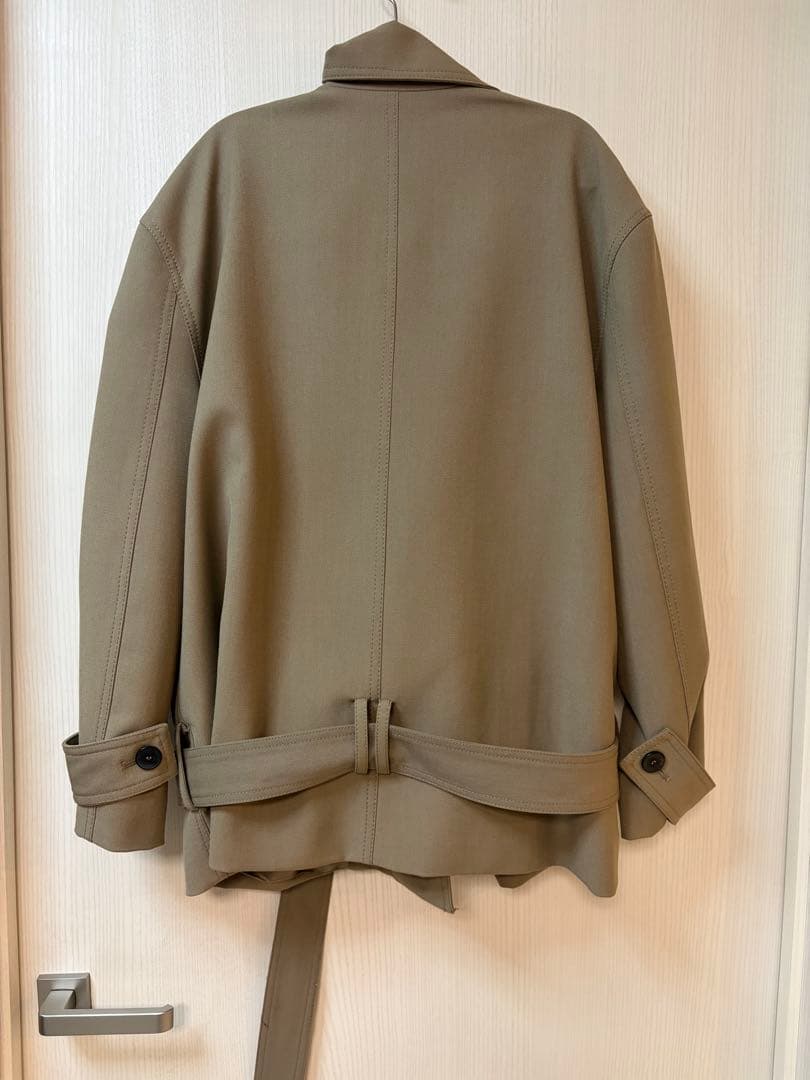 新品　未使用　ZARA ザラ　ベルト付きフルイドジャケット　XS
