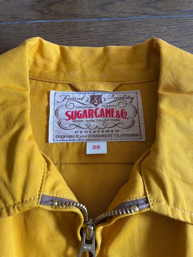 【未使用】シュガーケーン ドリズラージャケット M カラシ色 スイングトップ
