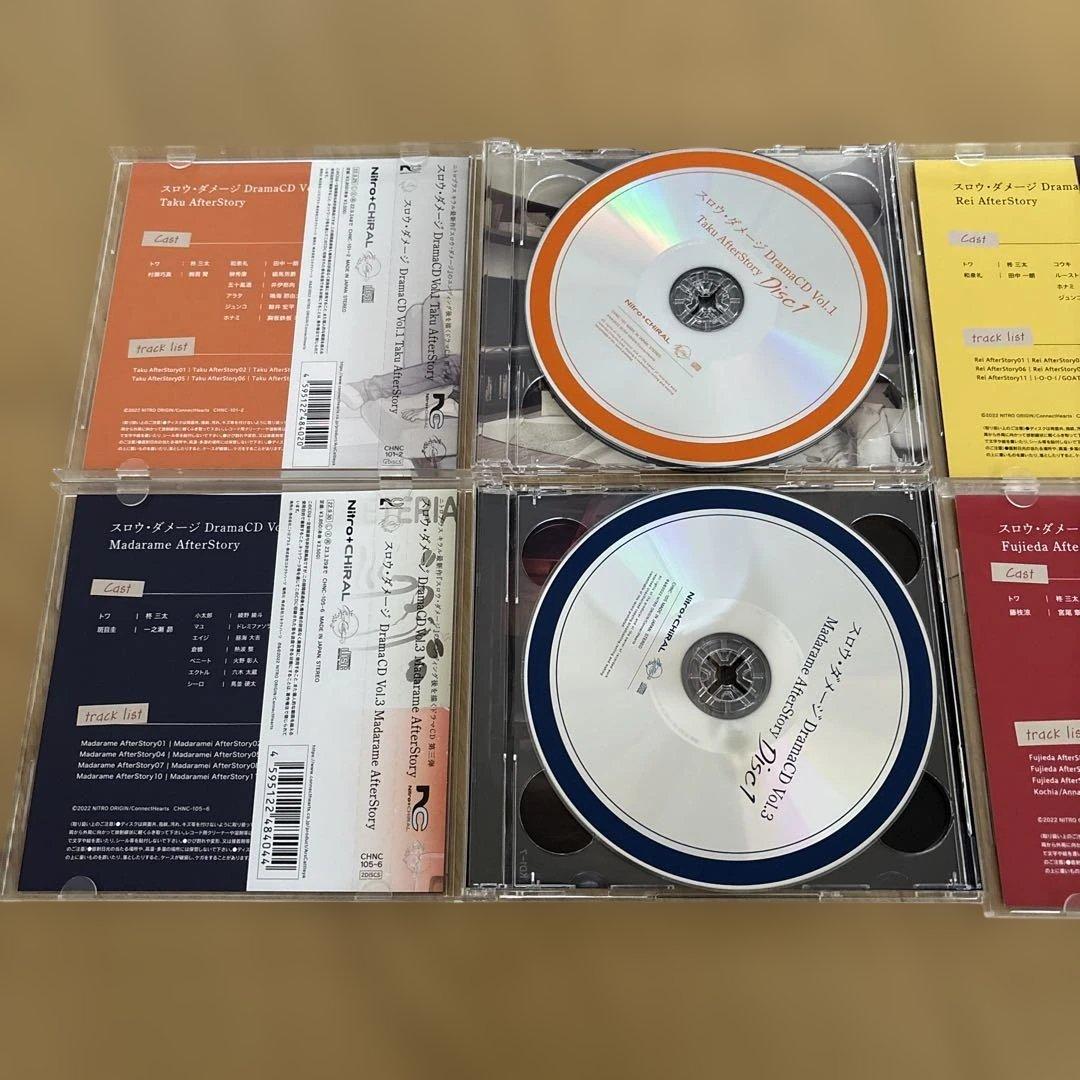 スロウ・ダメージ ドラマCD 色紙 セット