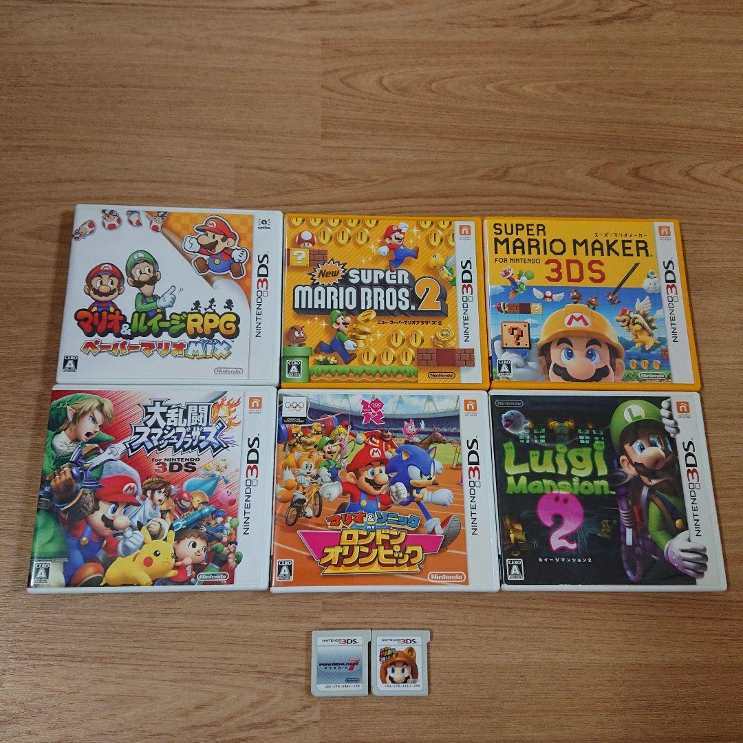 3DSソフト8本セット・スーパーマリオメーカー for ニンテンドー3DS 等