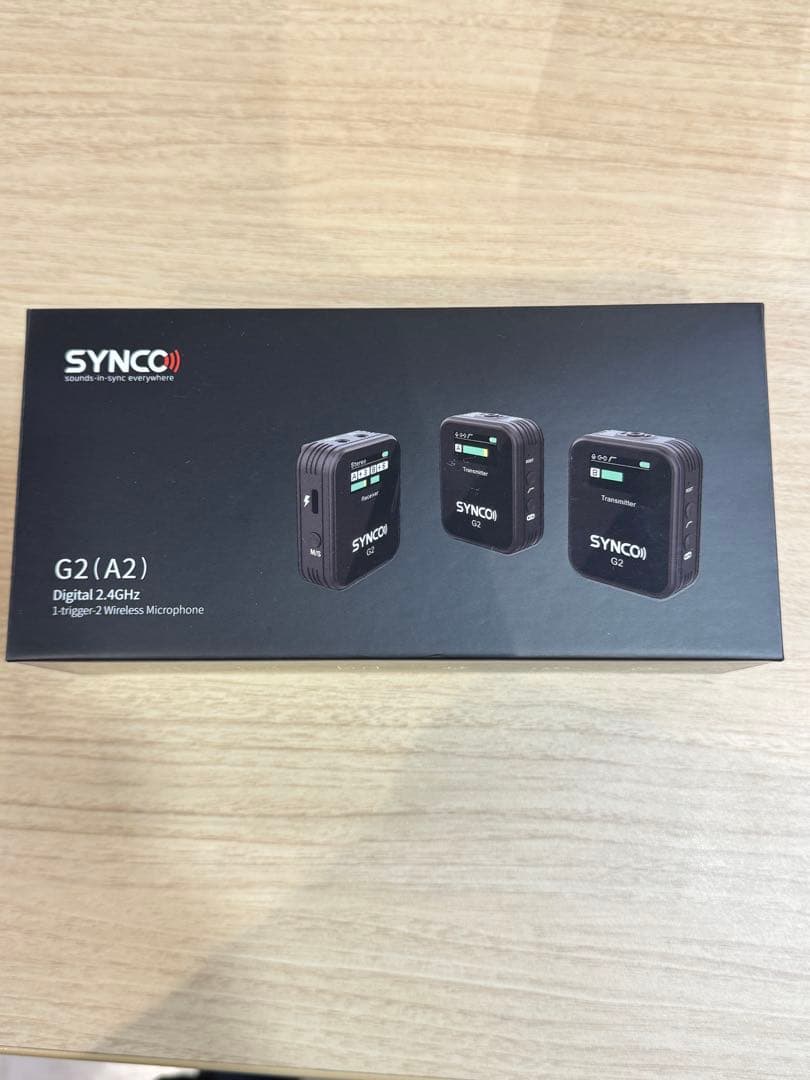 SYNCO G2ピンマイク ワイヤレス, 2人同時録音 ノイズキャンセリング