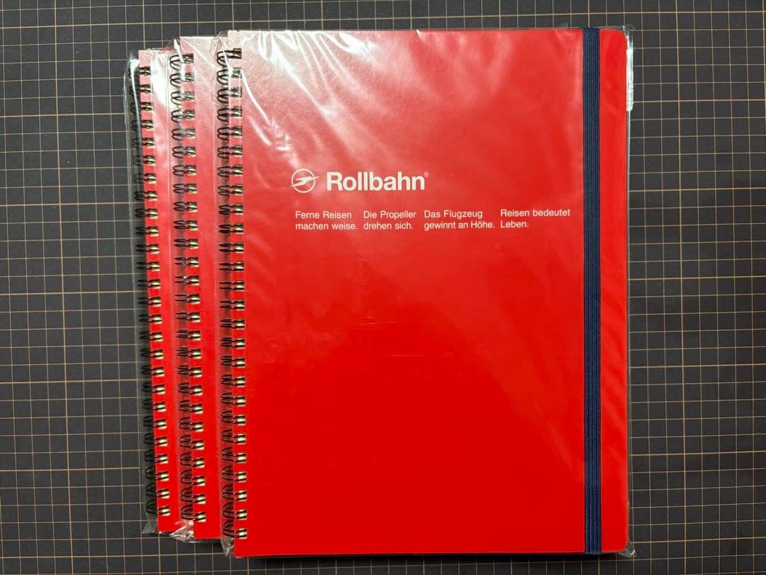 廃番品　ロルバーン　ポケット付メモ　XL（B5） リングノート