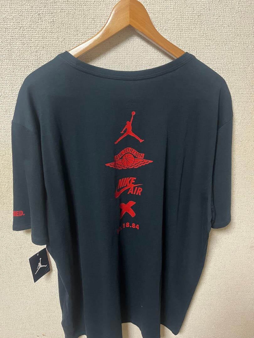 オ*リ様 【レア】NIKE AIR JORDAN BANNED 黒 Tシャツ 新