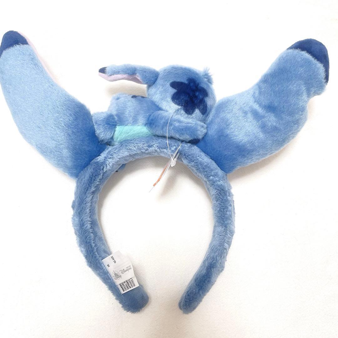 即日発送❣️香港ディズニー　スティッチ　ぬいぐるみカチューシャ