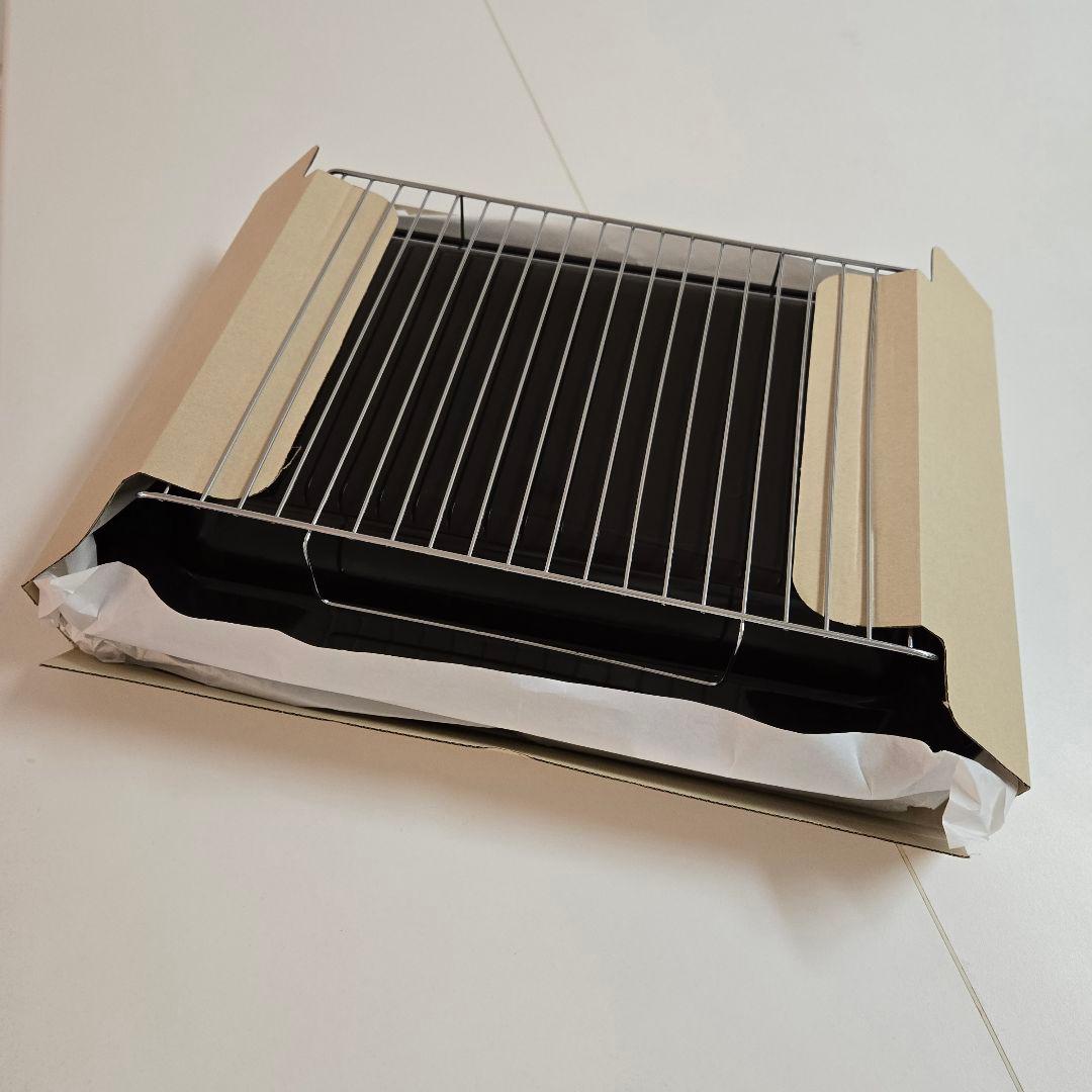 【新品未使用】TOSHIBA 石窯ドーム 角皿２枚・網焼きグリル　深皿セット天板