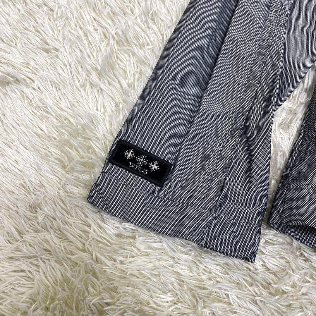 【未使用タグ付】タトラス ジャケット グレー ポリエステル 1 ダブルブレスト