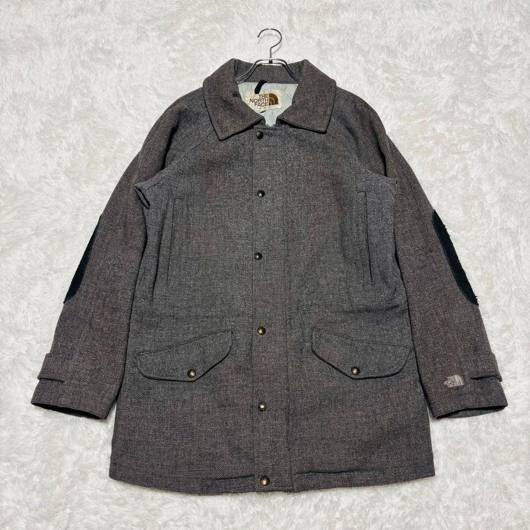 極希少 80's THE NORTH FACE ウール ハーフコート USA製