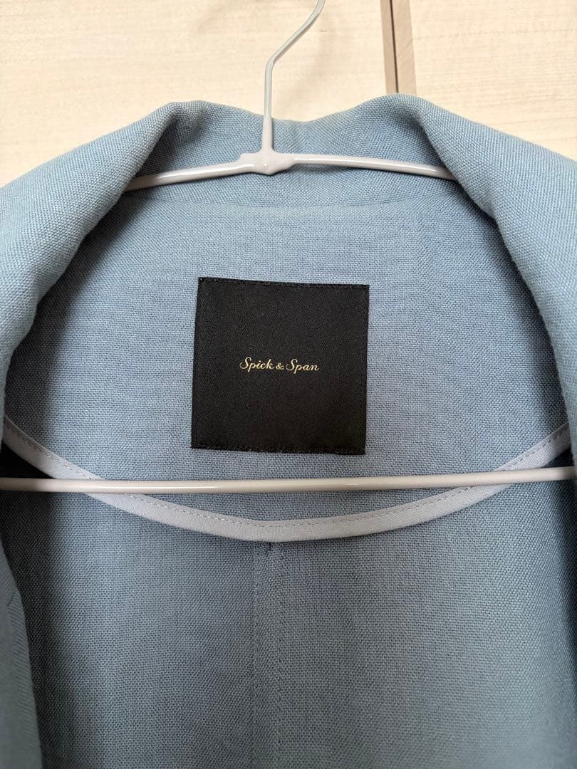 spick&span ビッグカラーガウンコート