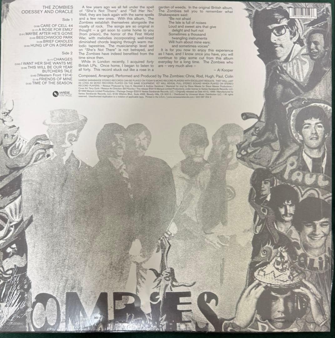 THE ZOMBIES レコード　新品未使用　2015US盤
