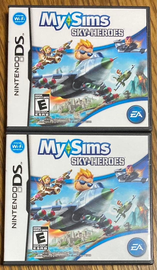 DS対戦２個セット：My♦︎Sims SKY⭐︎HEROS（北米版、日本未発売）