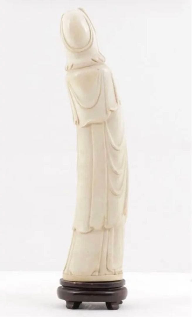 Ahmad 　極上古美術品　マンモス　観音菩薩立像 40cm 1.1Kg