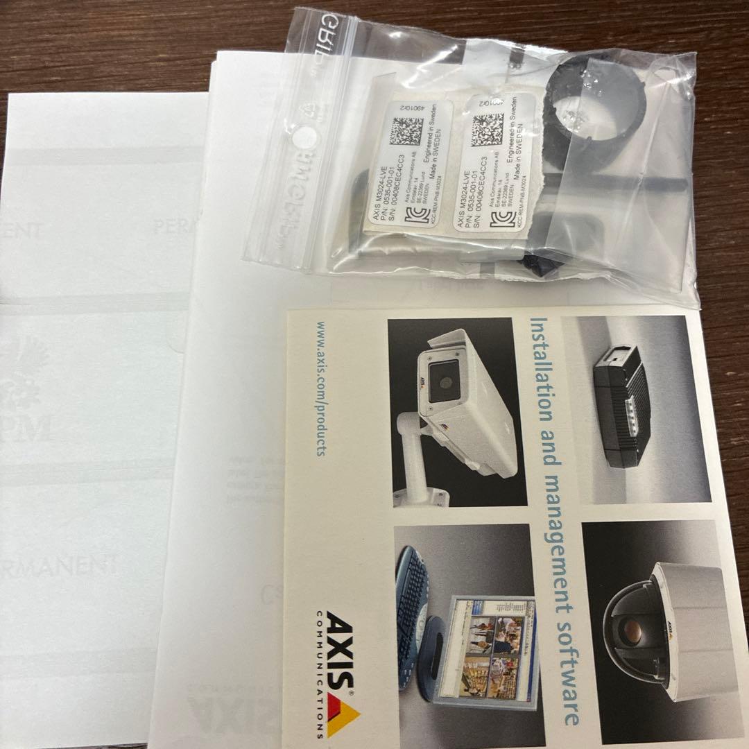 AXIS M3024 P1344 防犯カメラ　ネットワークカメラ　動作未確認