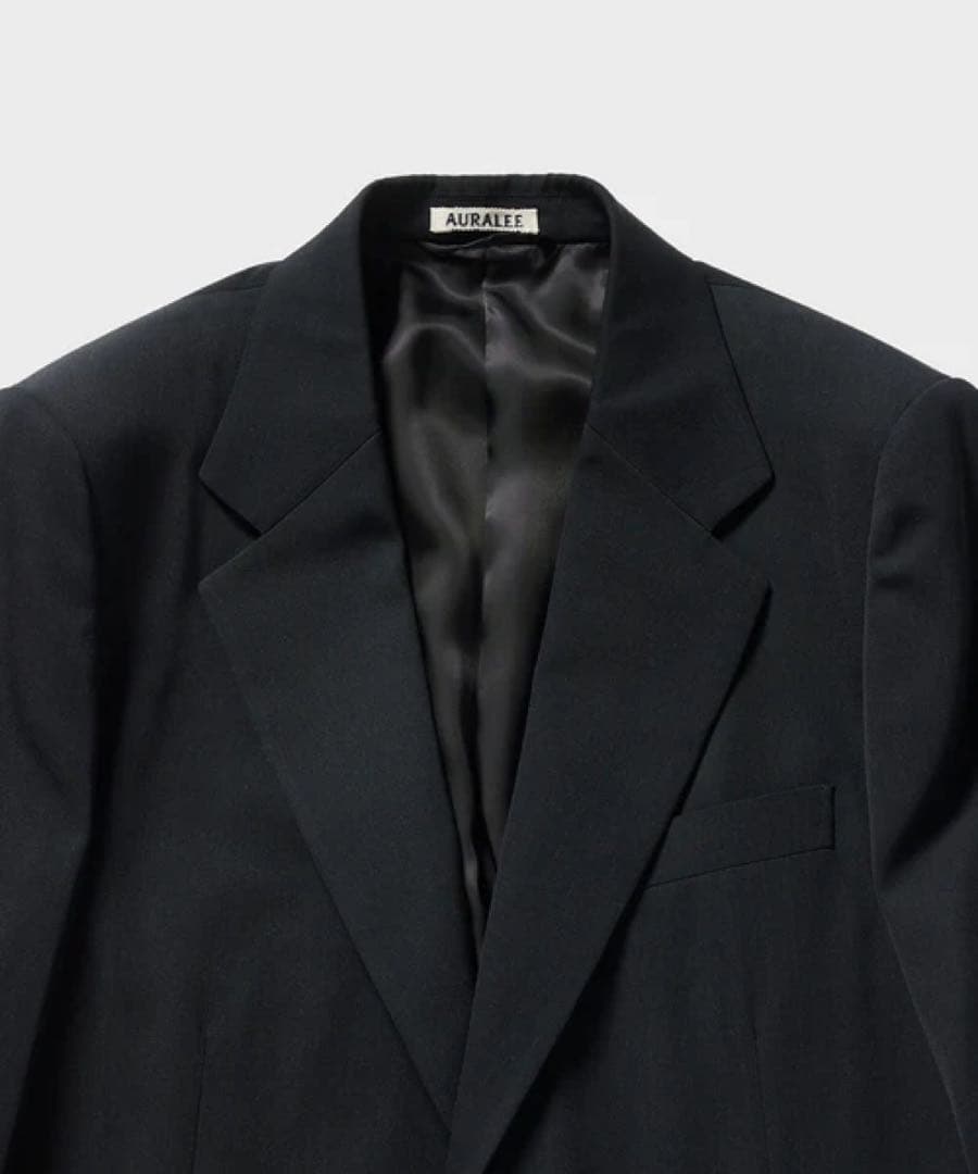 ジャケット・アウター AURALEE LIGHT WOOL MAX GABARDINE JACKET