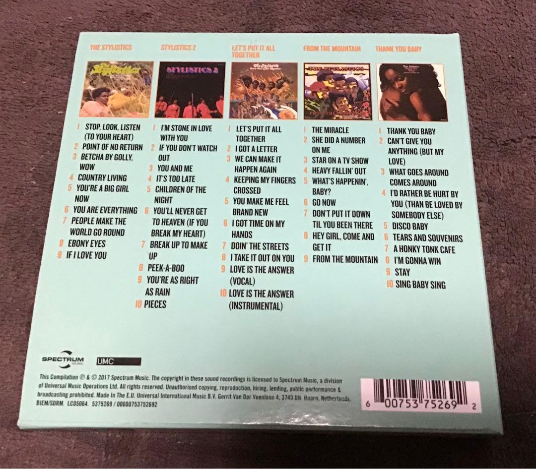 スタイリスティックス　5 Classic Albums　Stylistics