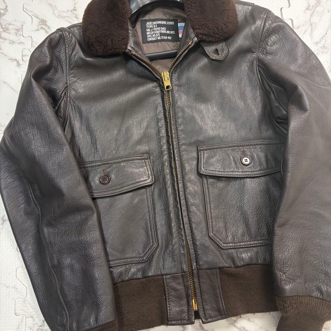 美品/入手困難✨schott G-1 フライトジャケット 38size 茶色