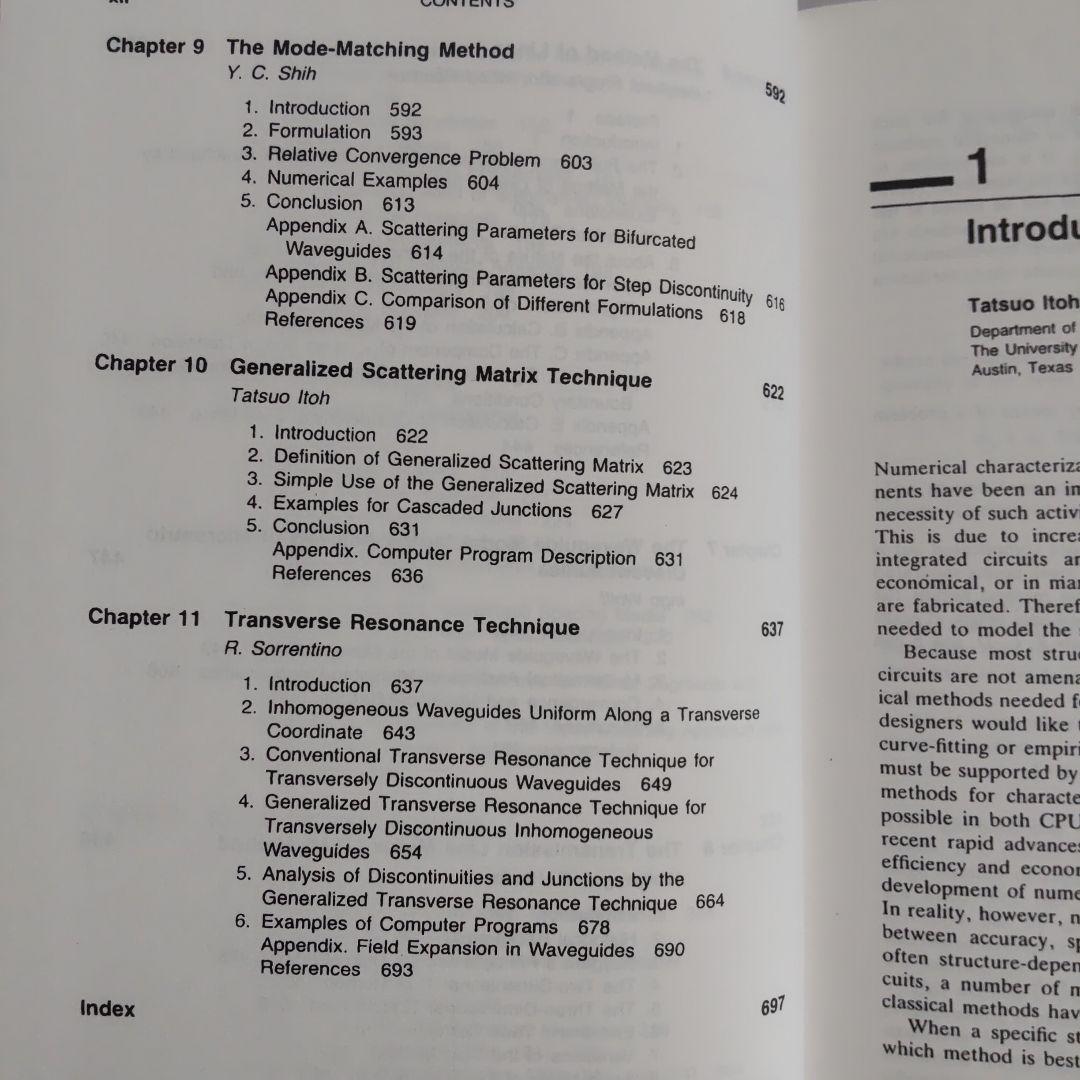 洋書 Numerical Techniques for Microwave