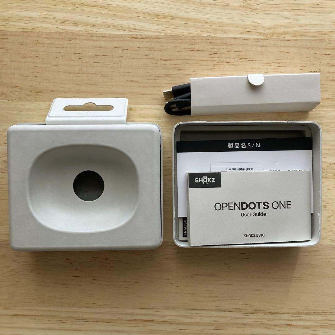 Shokz OpenDots ONE イヤーカフ型 ブラック