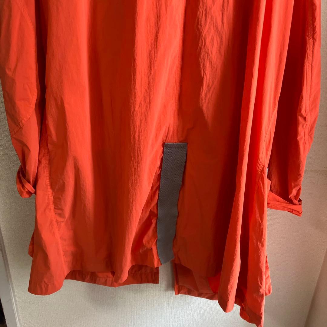 kolor 18ss(春夏)オレンジ ナイロンダッフルコート