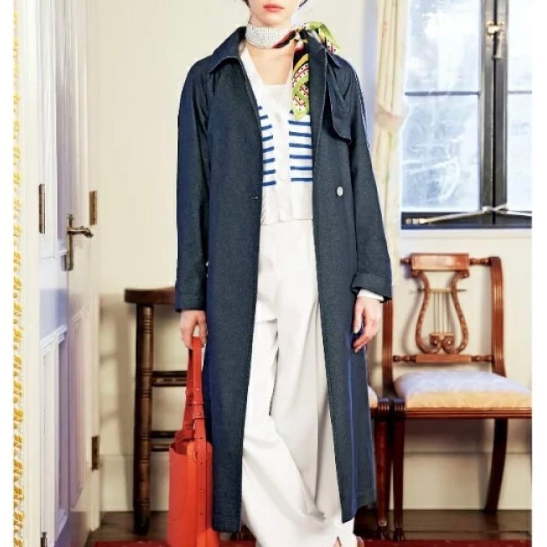 [DRESSTERIOR] デニムライクライトトレンチコート